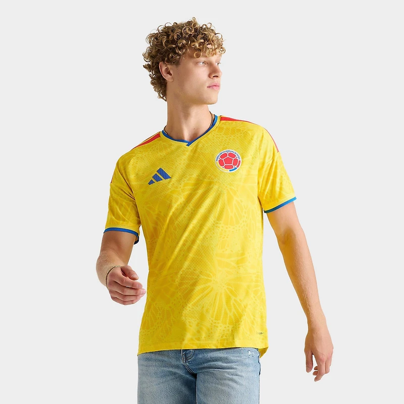 Men's adidas Colombia 2026 Home Authentic Soccer Jersey