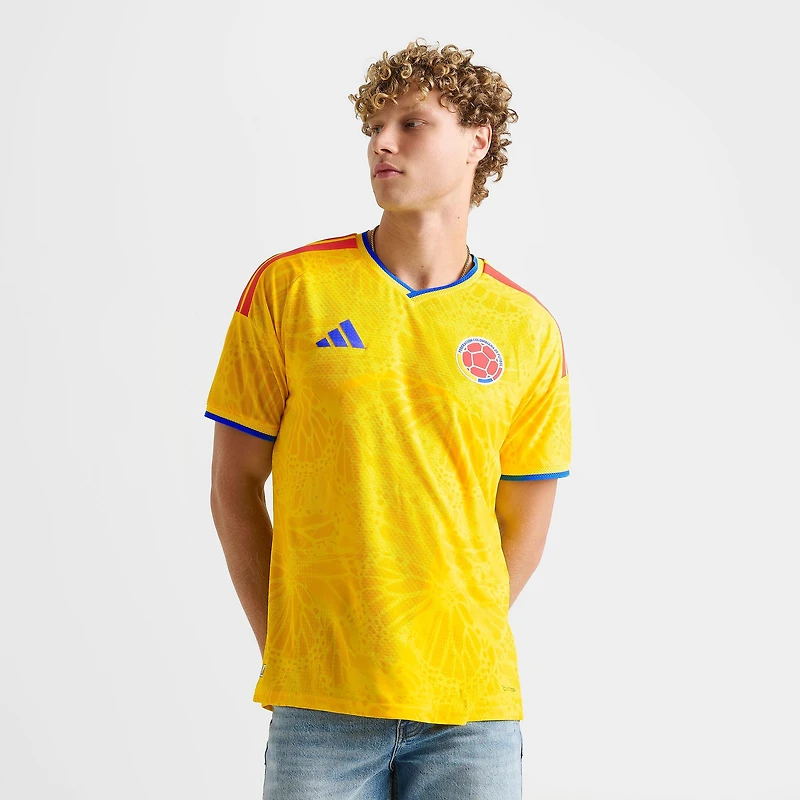 Men's adidas Colombia 2026 Home Authentic Soccer Jersey