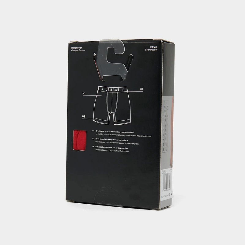 Men's Jordan Flight Cotton Stretch Boxer Briefs (2-Pack)