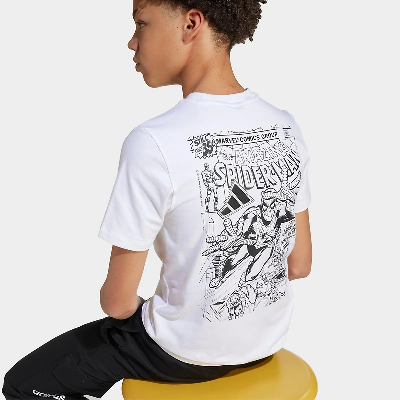 Big Kids' adidas x Marvel Spider-Man Graphic T-Shirt