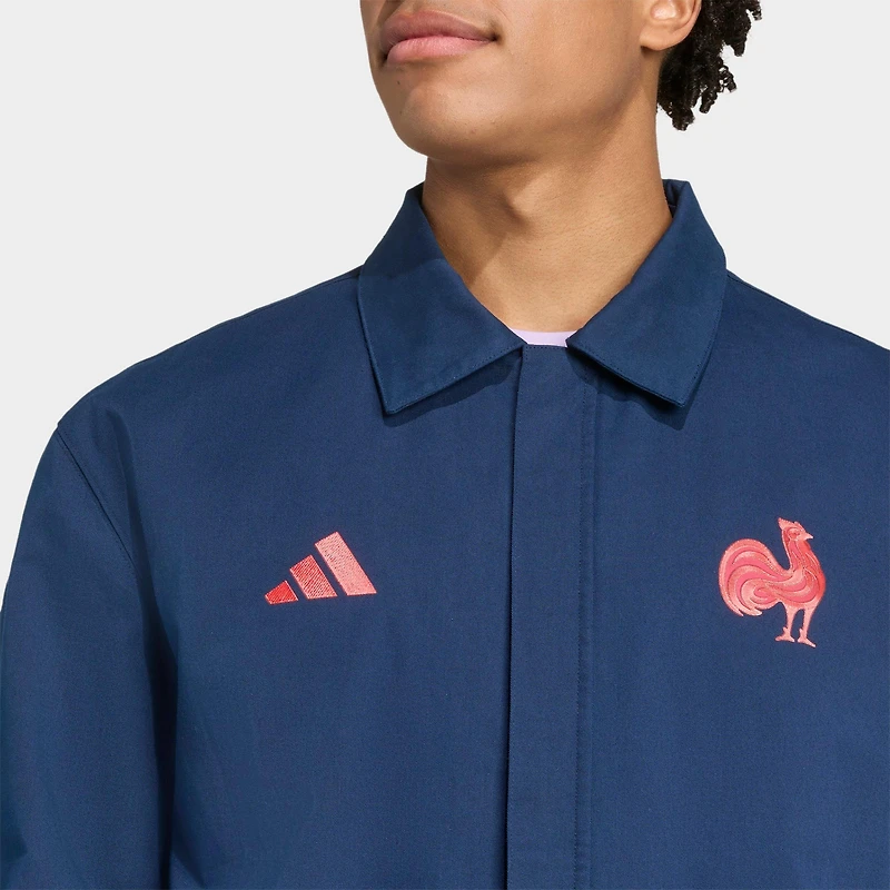 Men's adidas France Rugby Travel Jacket