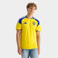 Men's adidas Sweden Home Replica Soccer Jersey