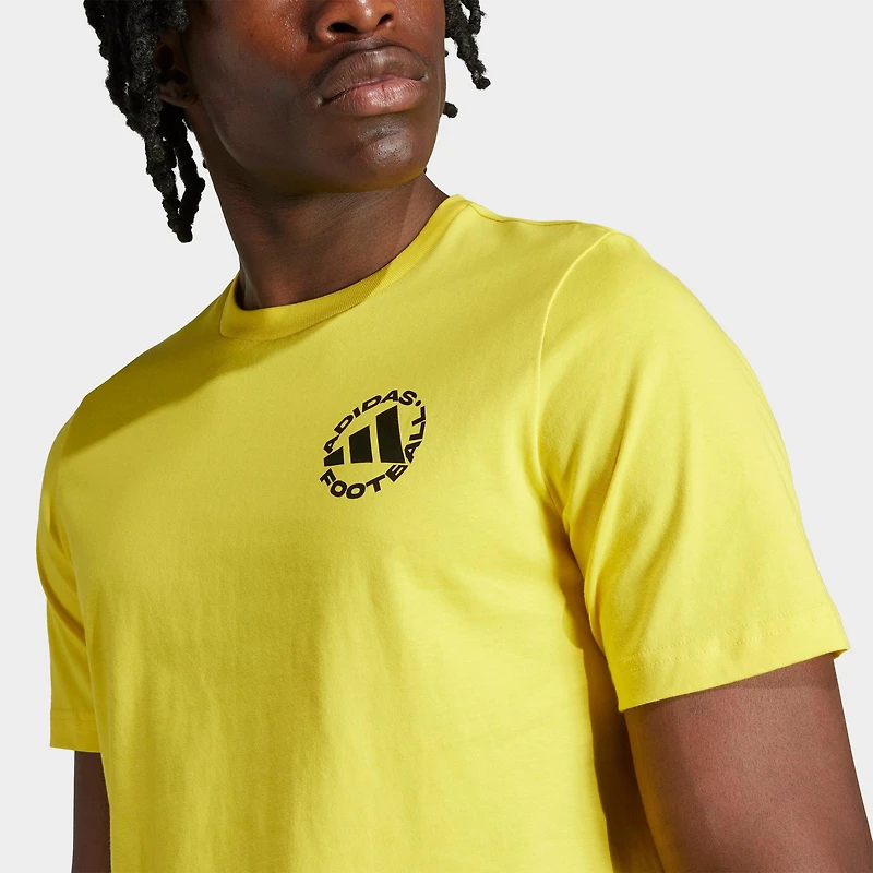 Men's adidas Soccer Sticker Graphic T-Shirt