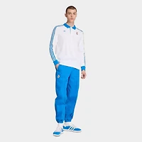 Men's adidas Real Madrid Terrace Icons Long-Sleeve Polo Shirt