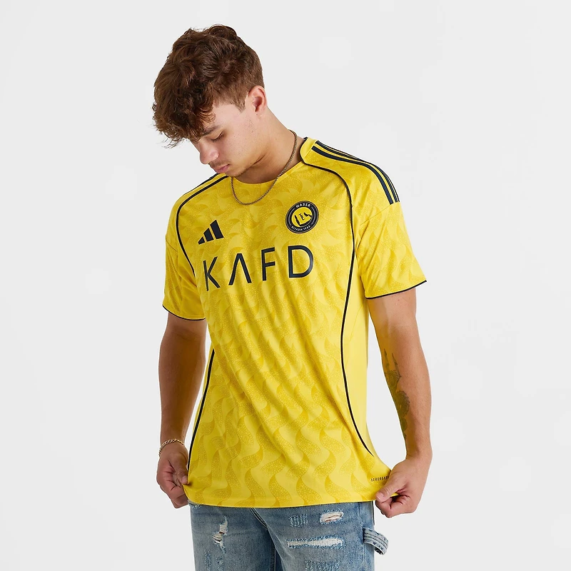 Men's adidas Cristiano Ronaldo Al Nassr FC 25-26 Home Soccer Jersey
