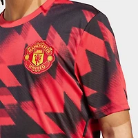 Men's adidas Manchester United 25-26 Pre-Match Soccer Jersey