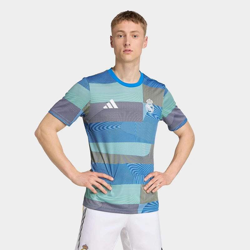 Men's adidas Real Madrid 25-26 Pre-Match Soccer Jersey