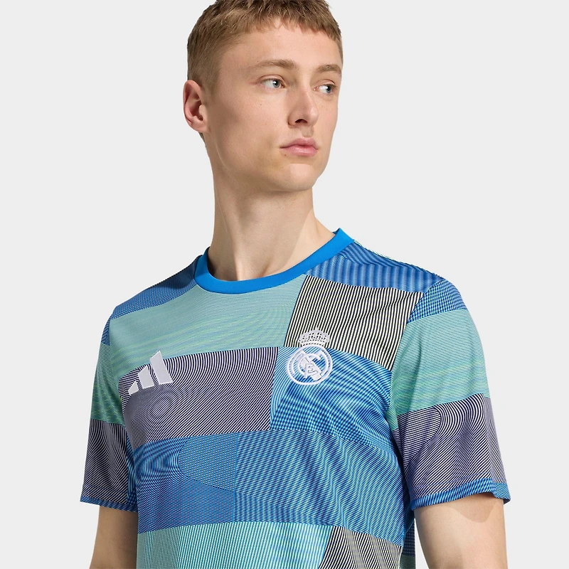 Men's adidas Real Madrid 25-26 Pre-Match Soccer Jersey