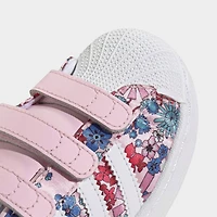 Girls' Little Kids' adidas Originals x Liberty London Superstar II Comfort Closure Casual Shoes