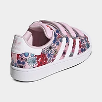 Girls' Little Kids' adidas Originals x Liberty London Superstar II Comfort Closure Casual Shoes