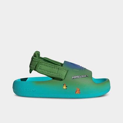 Little Kids' adidas Originals x Minecraft adiFOM adilette Slide Sandals