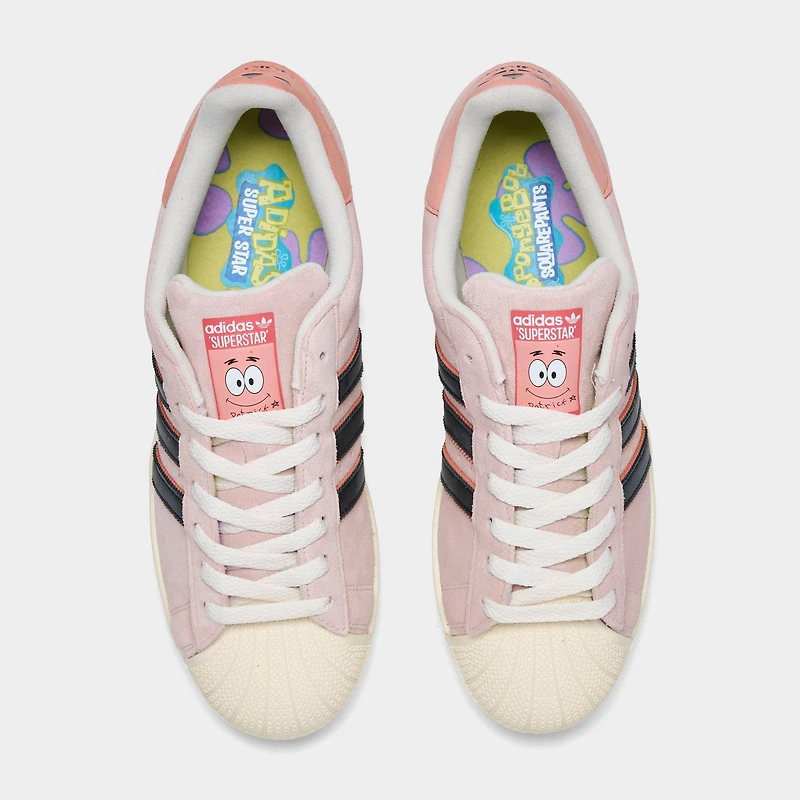 Men's adidas Originals Superstar x SpongeBob SquarePants Patrick Star Casual Shoes