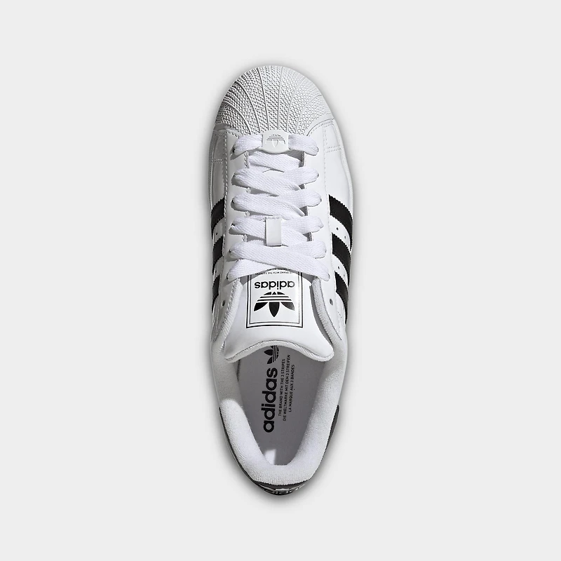 Men's adidas Originals Superstar II Patent Leather Casual Shoes