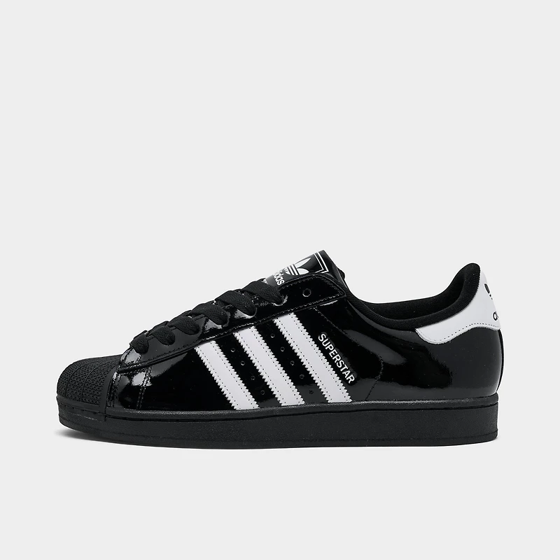 Men's adidas Originals Superstar II Patent Leather Casual Shoes