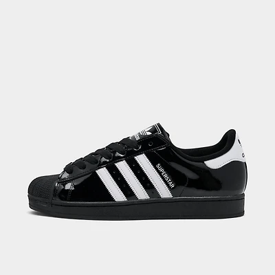 Men's adidas Originals Superstar II Patent Leather Casual Shoes