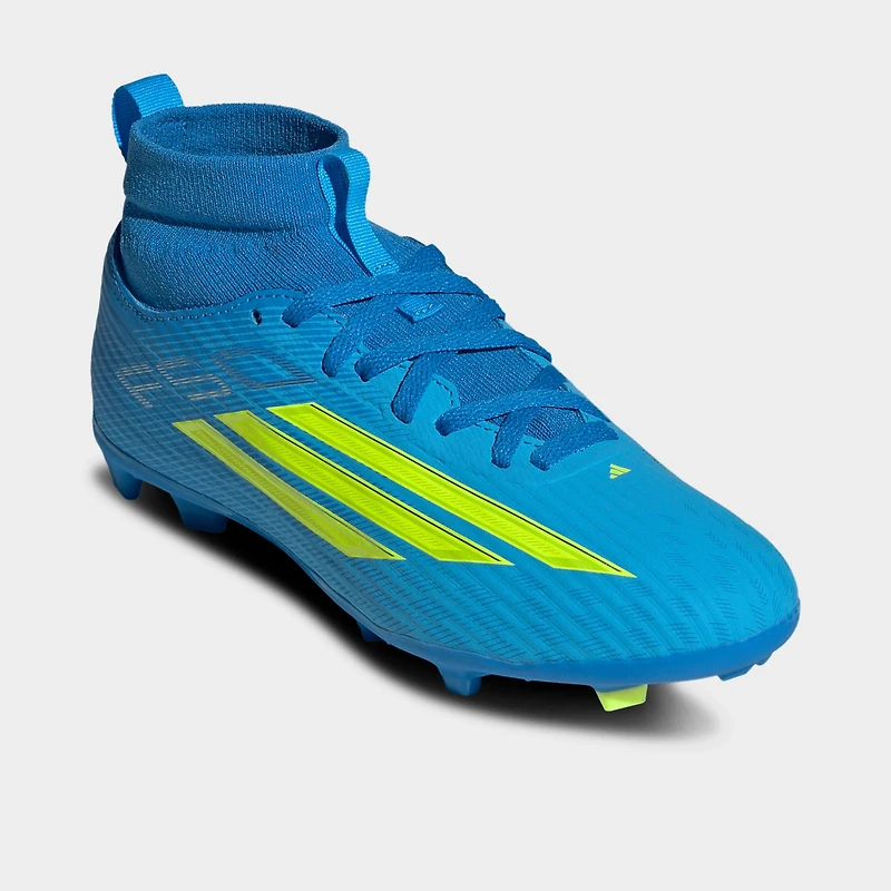 Big Kids' adidas F50 League Mid Cut Firm Ground and Multi Soccer Cleats