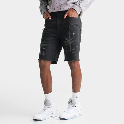 Men's Smoke Rise Rhinestone Denim Shorts