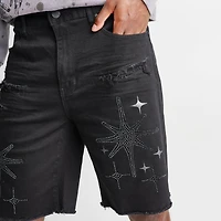 Men's Smoke Rise Rhinestone Denim Shorts