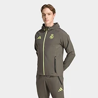 Men's adidas Real Madrid Tiro 25 Competition Vis Tech Travel Jacket