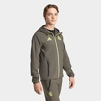 Men's adidas Real Madrid Tiro 25 Competition Vis Tech Travel Jacket