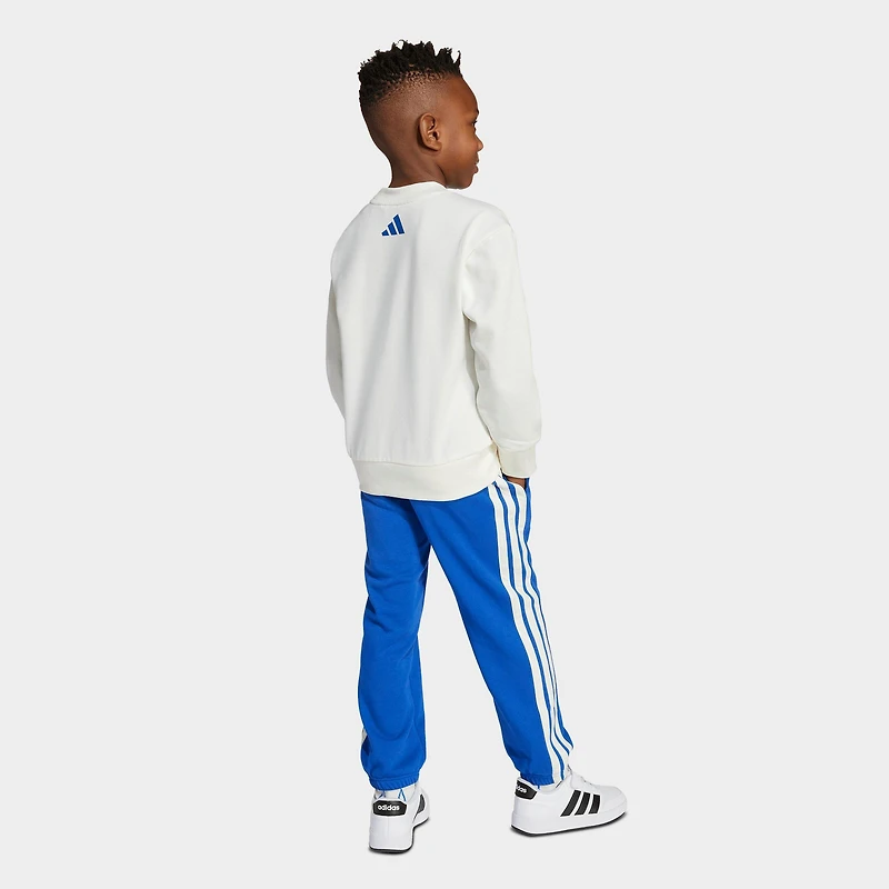 Little Kids' adidas Essentials Adiraptor Fleece Sweatshirt and Joggers Set