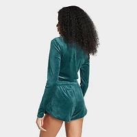 Women's adidas Originals Essentials Velvet Fitted Track Top