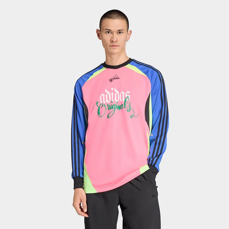 Men's adidas Originals Spiders Goalkeeper Loose Long-Sleeve Top