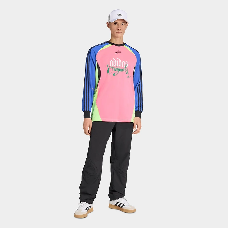 Men's adidas Originals Spiders Goalkeeper Loose Long-Sleeve Top