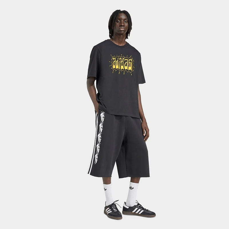 Men's adidas Originals Spiders Graphic Oversized Fleece Shorts