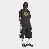 Men's adidas Originals Spiders Graphic Oversized Fleece Shorts