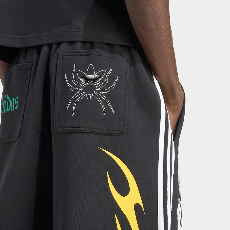 Men's adidas Originals Spiders Graphic Oversized Fleece Shorts