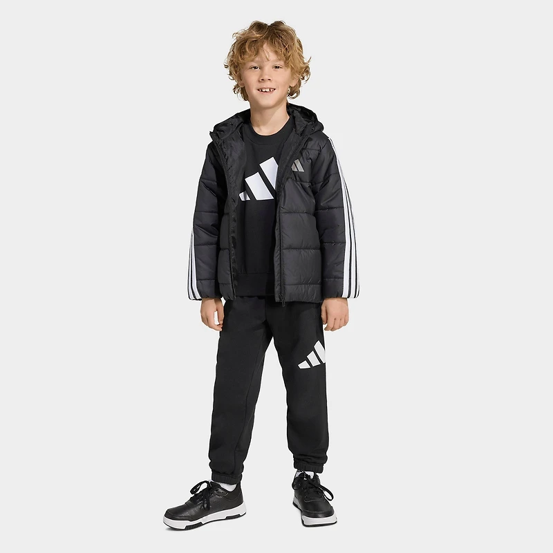 Little Kids' adidas Essentials 3-Stripes Padded Jacket