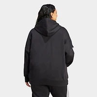 Women's adidas Essentials 3-Stripes Fleece Full-Zip Hoodie (Plus Size)