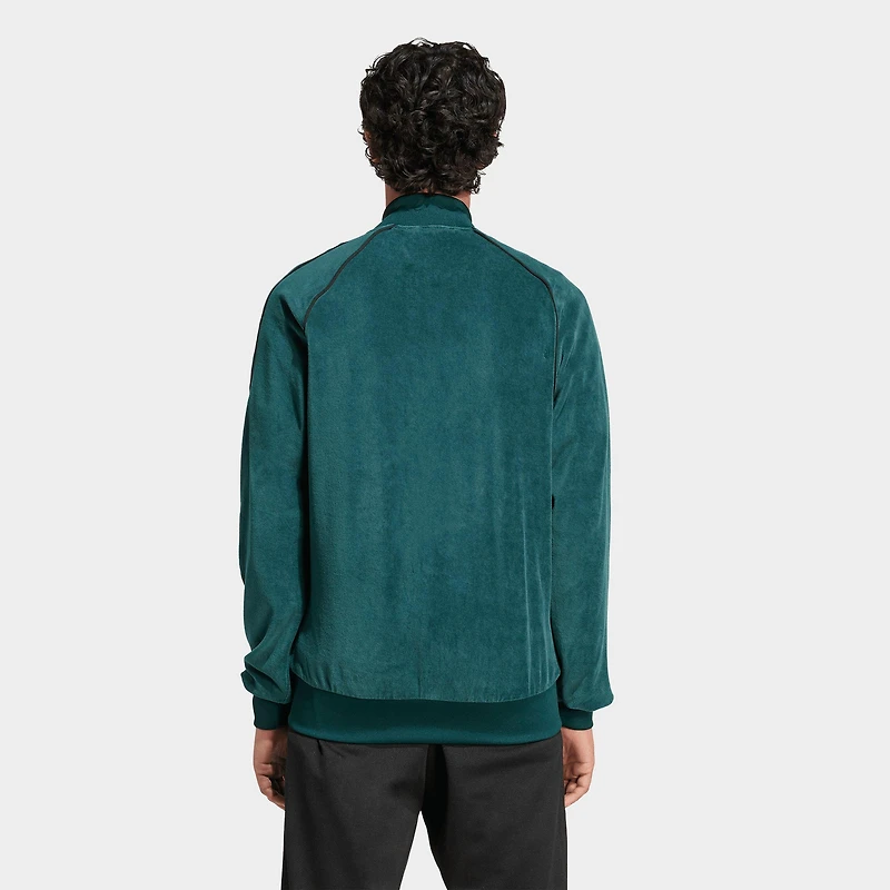 Men's adidas Originals SST adicolor Velour Track Top