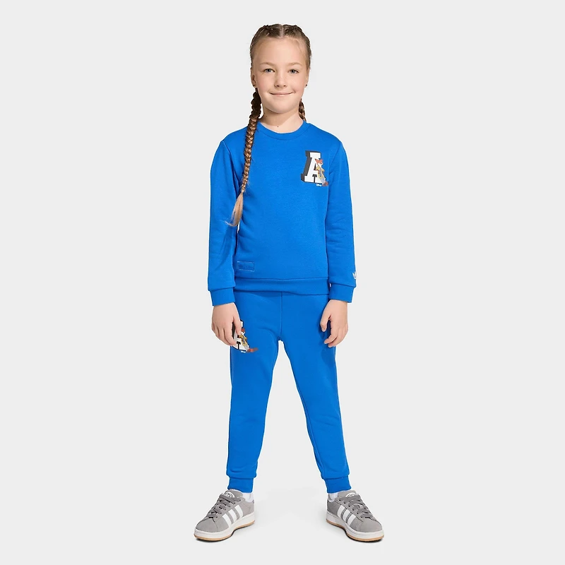 Little Kids' adidas x Zootopia Crewneck Sweatshirt and Jogger Pants Set