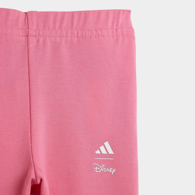 Girls' Infant and Toddler adidas x Disney Minnie Mouse Crewneck Sweater Joggers Pants Set