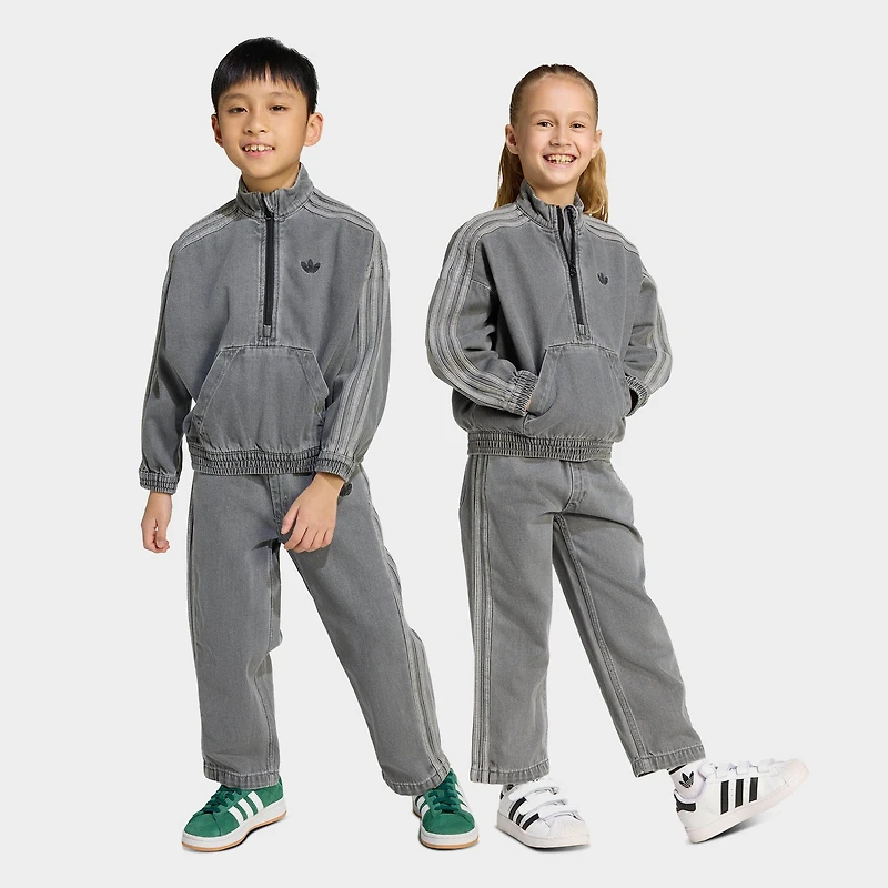 Little Kids' adidas Originals Denim Crew Set