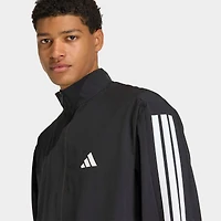 Men's adidas 3-Stripes Woven Full-Zip Track Top