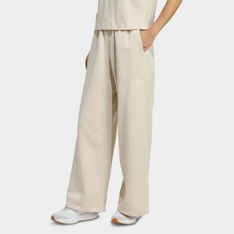 Women's adidas All SZN Fleece Loose Wide-Leg Pants