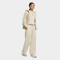 Women's adidas All SZN Fleece Loose Wide-Leg Pants