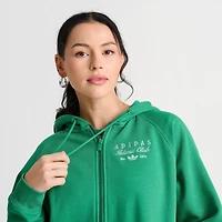 Women's adidas Originals Island Cropped Full-ZIp Hoodie