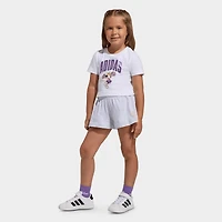 Toddler and Little Girls' adidas x Disney Minnie Mouse T-Shirt Shorts Set