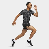 Men's adidas Own The Run Allover Print T-Shirt