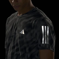 Men's adidas Own The Run Allover Print T-Shirt