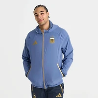 Men's adidas Argentina Tiro Travel Full-Zip Windbreaker Jacket