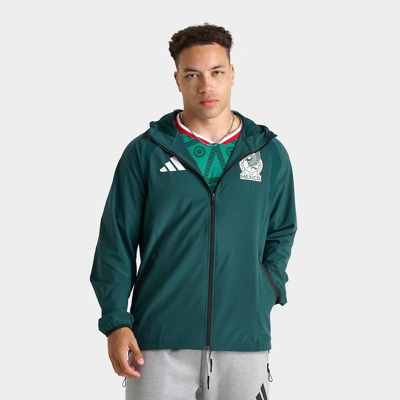 Men's adidas Mexico Tiro Travel Full-Zip Windbreaker Jacket