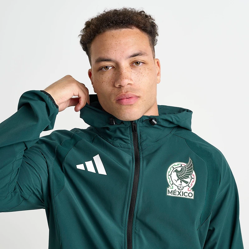 Men's adidas Mexico Tiro Travel Full-Zip Windbreaker Jacket