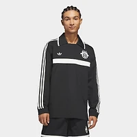 Men's adidas Originals Basketball Courtside Long-Sleeve Polo Shirt