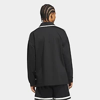 Men's adidas Originals Basketball Courtside Long-Sleeve Polo Shirt