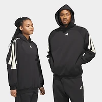 Men's adidas Basketball 3-Stripes Fleece Hoodie